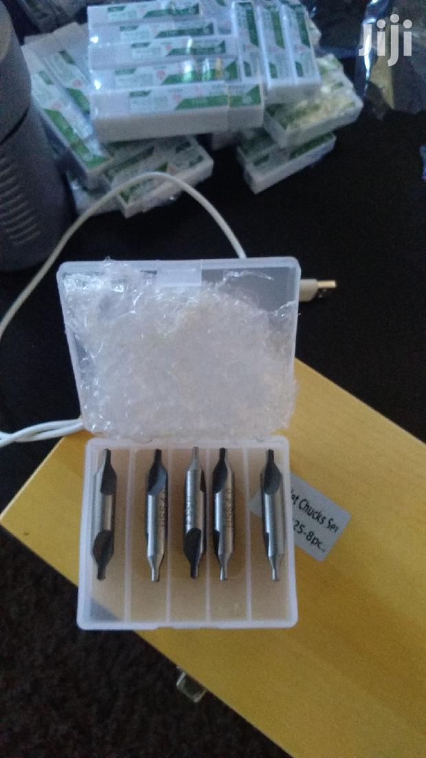 Lathe HSS Centre Drills 5pcs Set Size 5.0mm - thumbnail 2