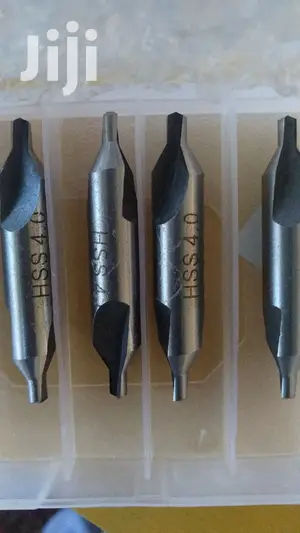 Lathe HSS Centre Drills 5pcs Set Size 5.0mm