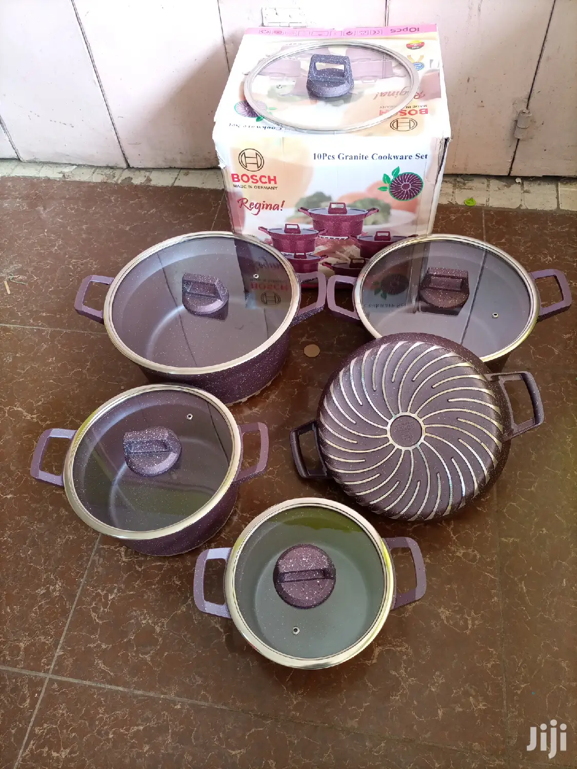 10pcs Bosch Granite Cookware Set