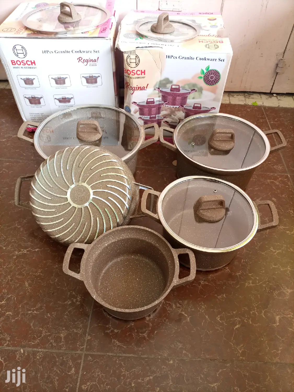 10pcs Bosch Granite Cookware Set