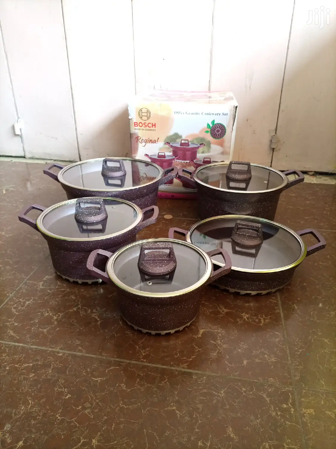 10pcs Bosch Granite Cookware Set