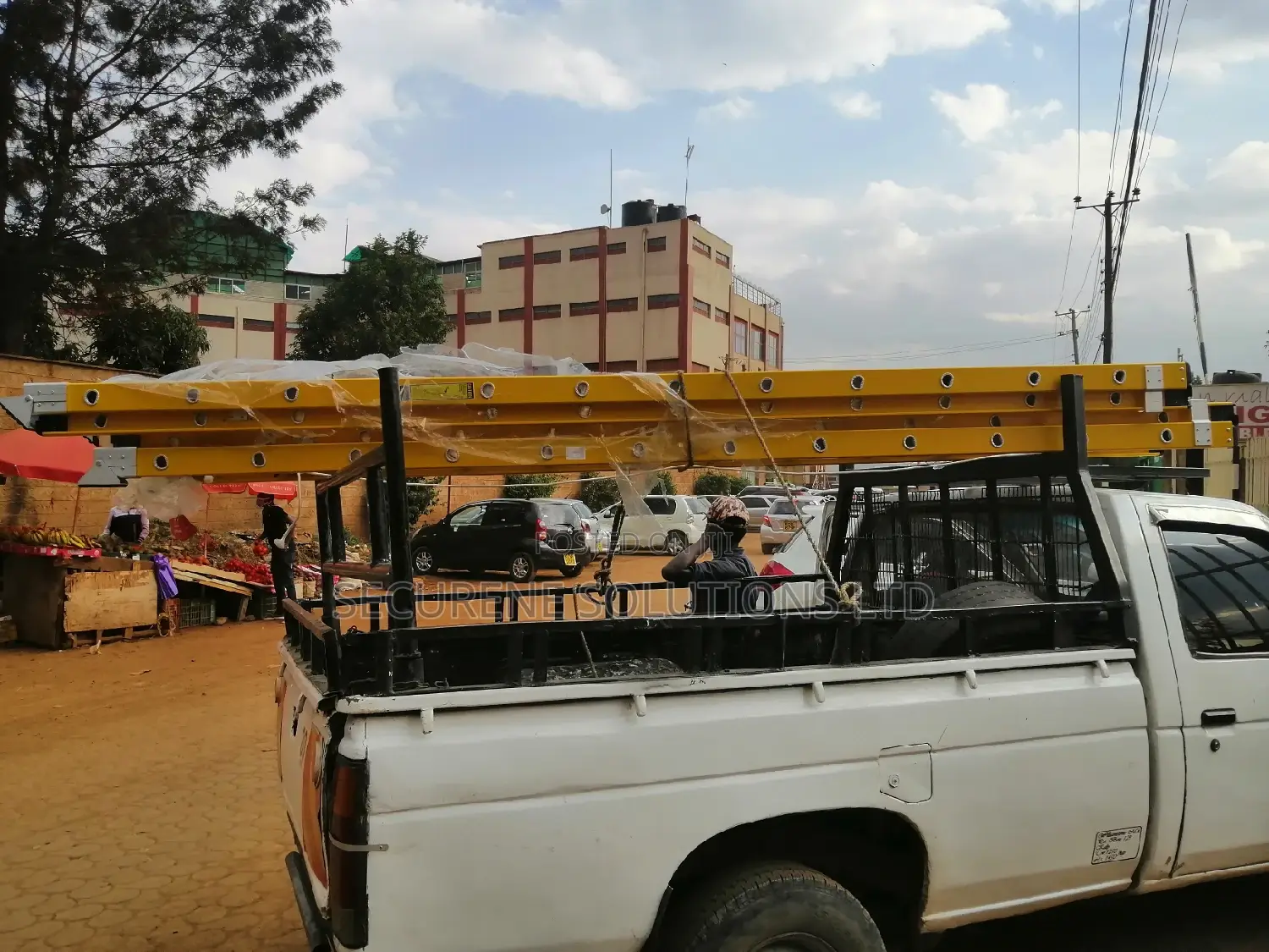 7.4mtrs Fibre Double Extension Ladder