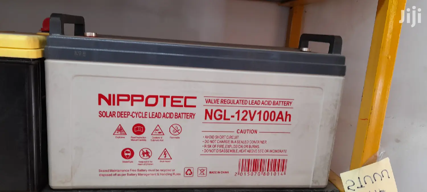 Nippotec Solar Deep Cycle Lead ACID 100ah Battery