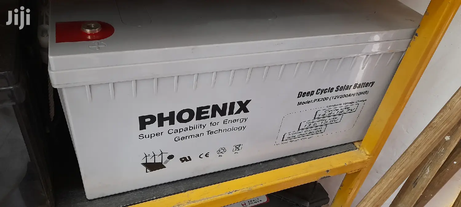 Phoenix Solar Gel Deep Cycle Battery 12v 200ah 10hr
