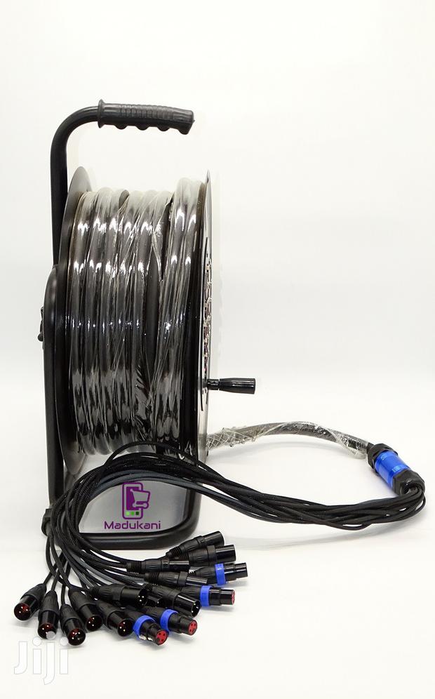 12 Channel 4 Returns 30-Meter XLR SNAKE CABLE on a Reel - thumbnail 2