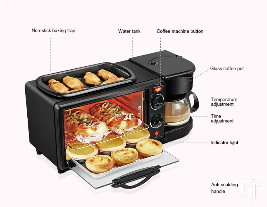 3in1 Multi-Function Breakfast Maker Machine