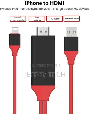 Cable To View iPhone And iPad On TV Through HDMI Port