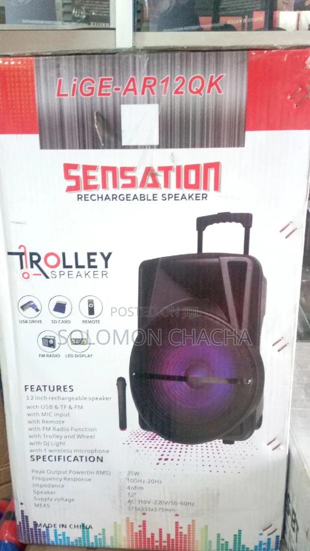 Sensation Rechargeable Trolley Speaks - main view