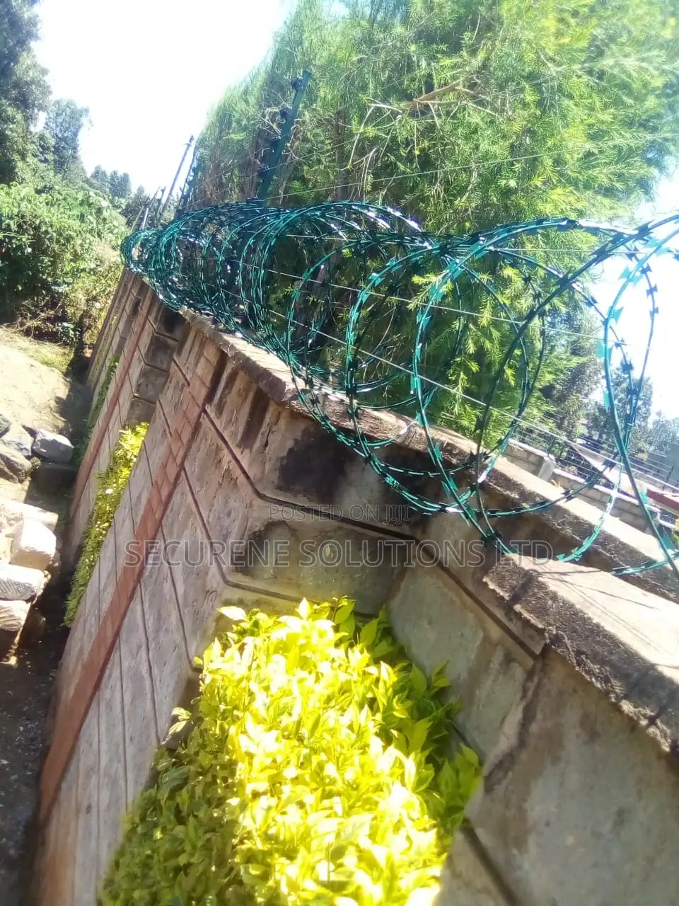 Energized Fences Integrated With Razor Wire