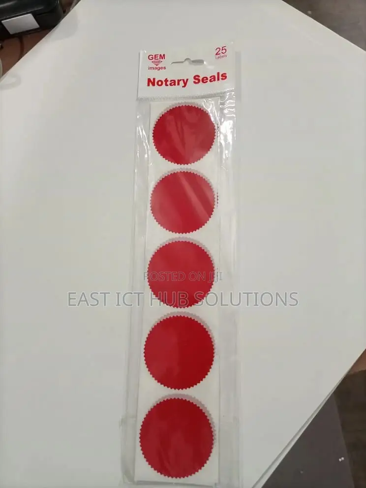 Certificate Notary Seals