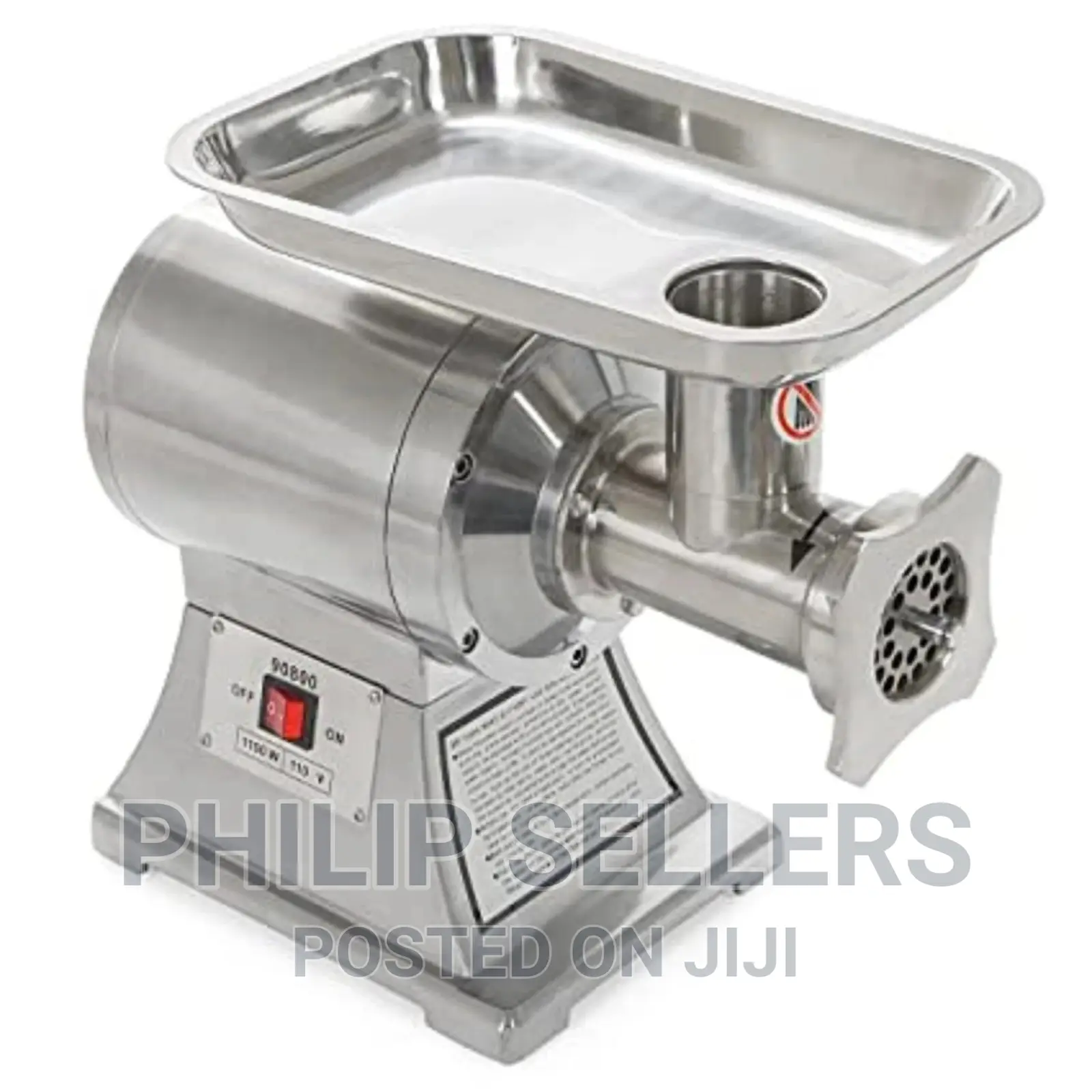 Heavy Duty Electric Meat Grinder Commercial Industrial Stain