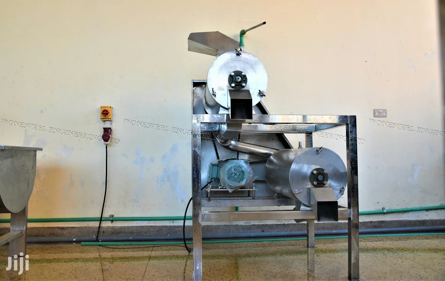 Double Chanel Destoner And Pulper Machine