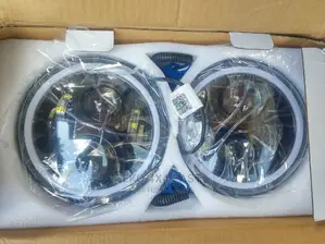 7inch Headlight Colour Changing DRL Bluetooth Programable