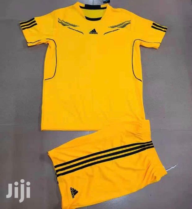 Plain Football Uniform Full Kit - main view