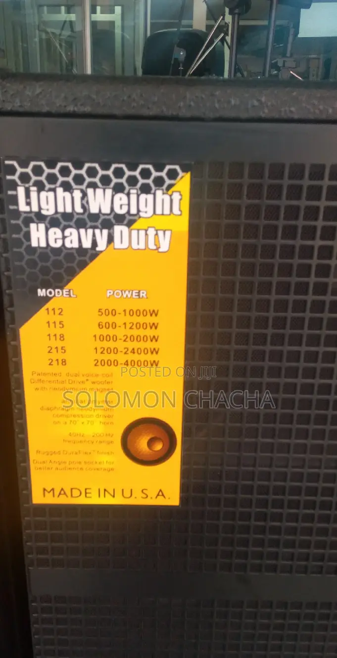 Light Weight Heavy Duty Triple Speaker