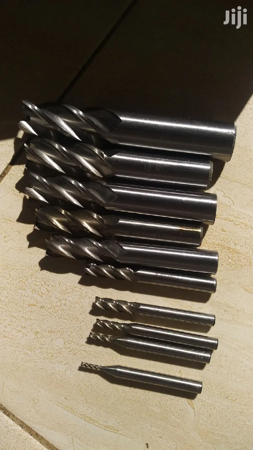 HSS End Mills Set Of Sizes 2-20mm