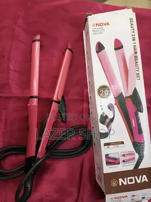 2 In 1 Hair Beauty Set/Hair Straightener