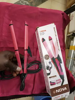 2 In 1 Hair Beauty Set/Hair Straightener