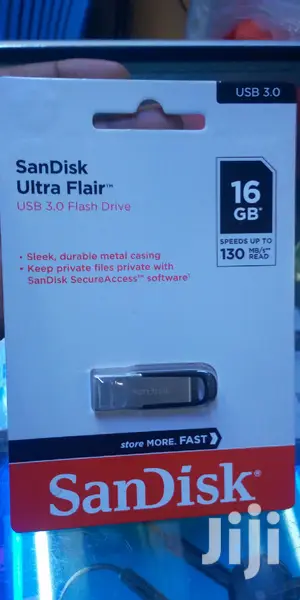 16 Gb Sandisk Ultra Flair USB 3•0 Flash Drive.