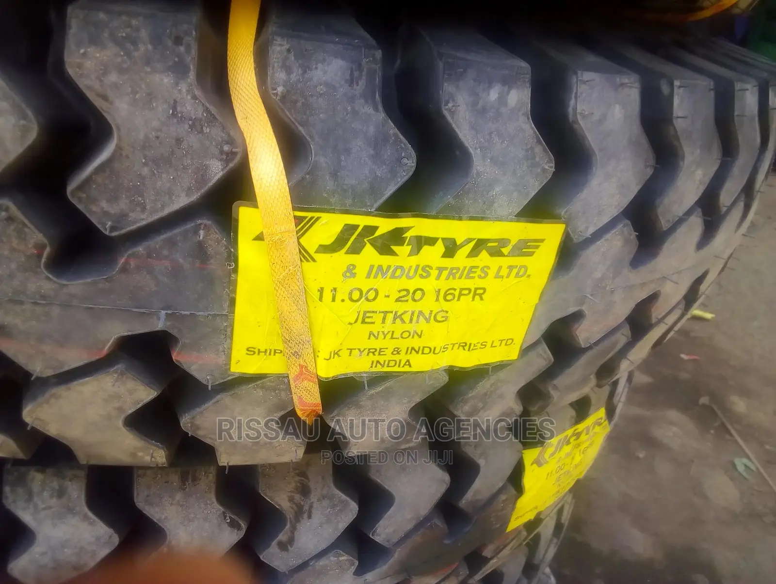 1100 R 20 Jk Tyre Lug Nylon From India