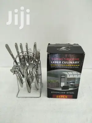 24 Pieces Stainless Steel Cutlery Set