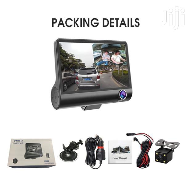 Three Cameras 4inch 3 Lens Car DVR 1080p Auto Dashcam
