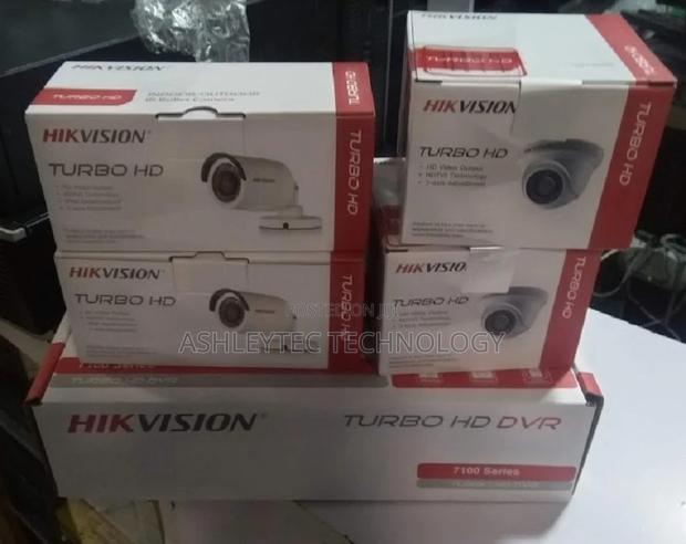 Four 4 Hilook Complete CCTV Cameras Installation