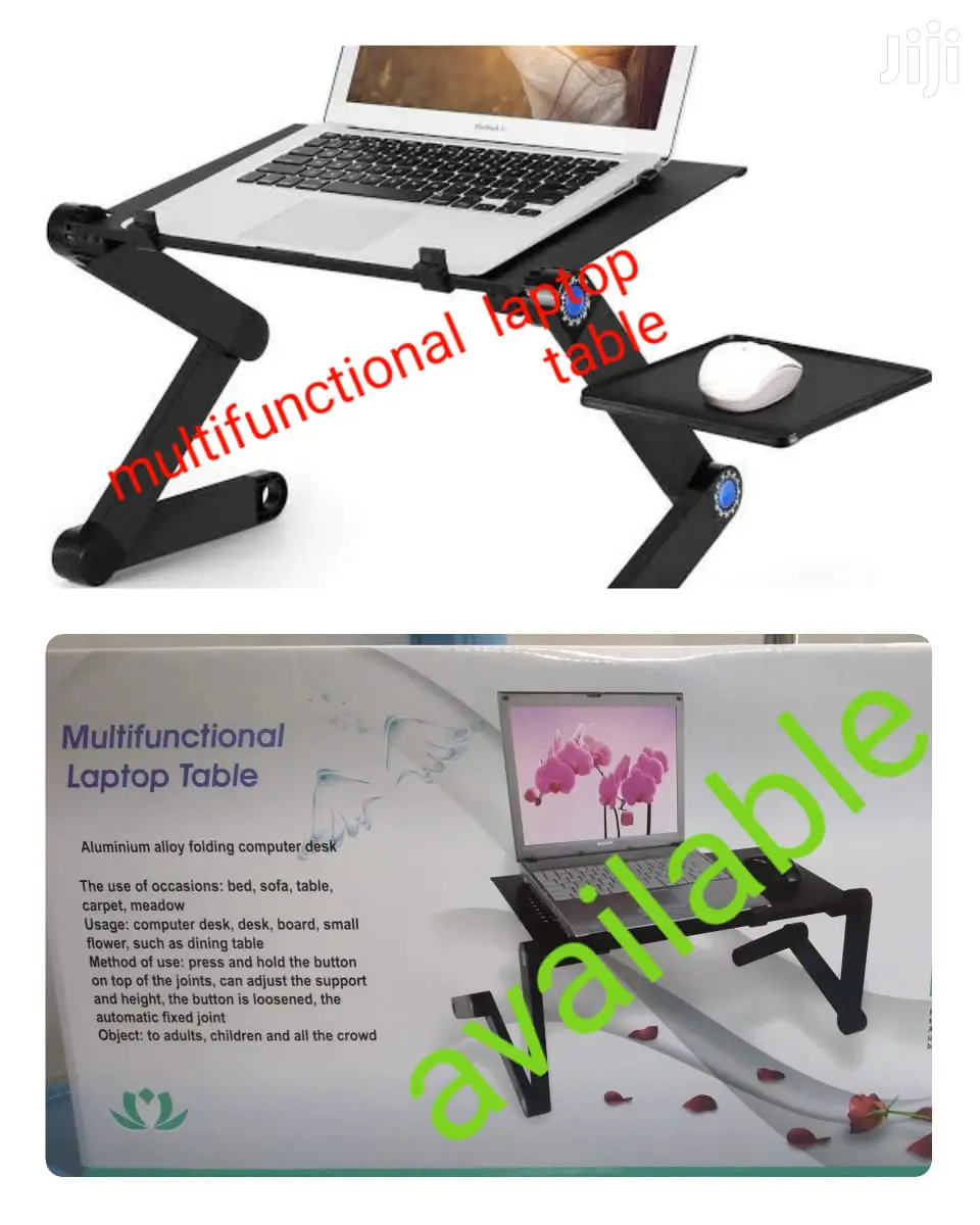 Adjustable Portable Laptop Stand With Fan