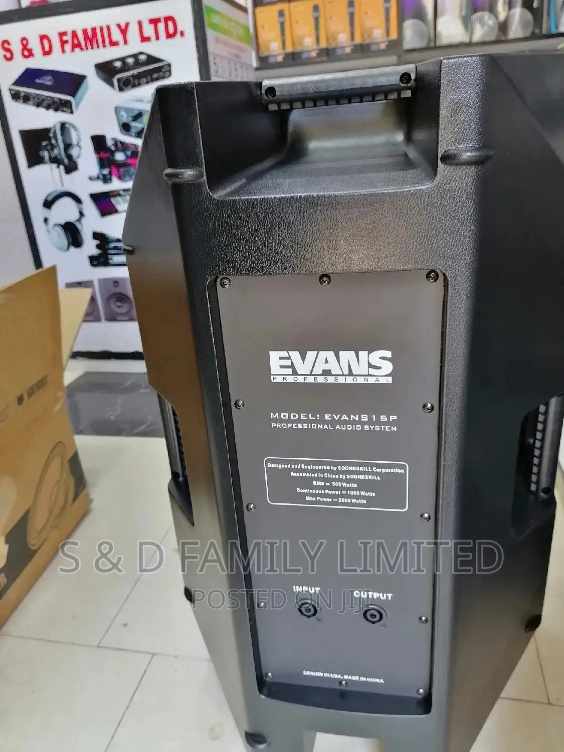 Evans 15 Inch Plastic Speaker