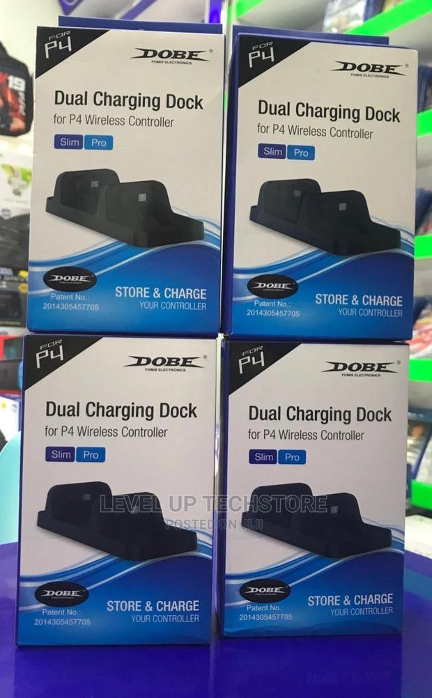 Dobe PS4 Wireless Controller Dual Charge Dock Station - New