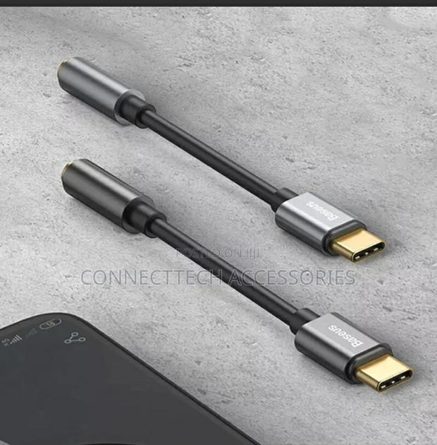Baseus USB Type C to 3.5mm AUX Headphone Adapter Cable - thumbnail 2