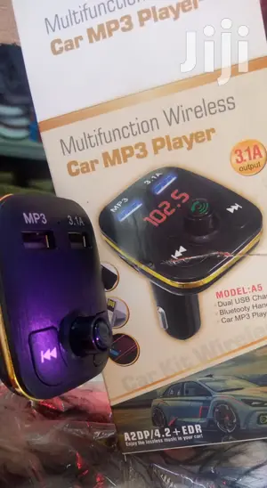 Wireless Car Mp3 Player With Volume Adjustable Knob