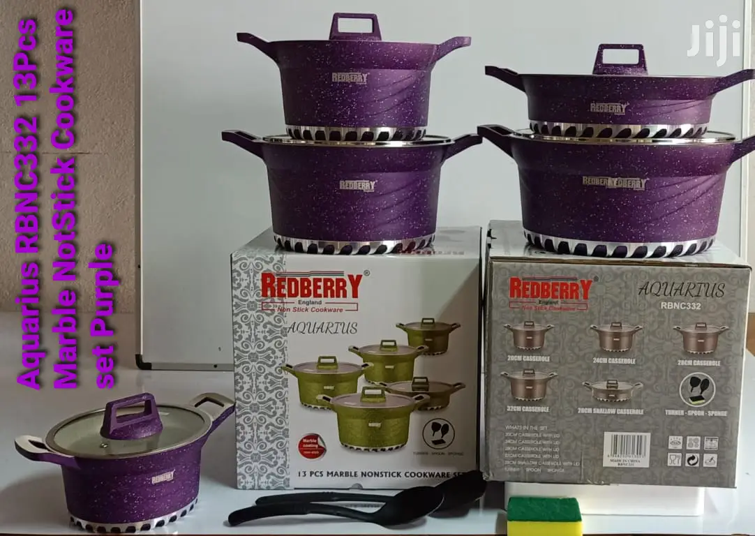 13pcs Aquarius Marble Nonstick Cookware Set