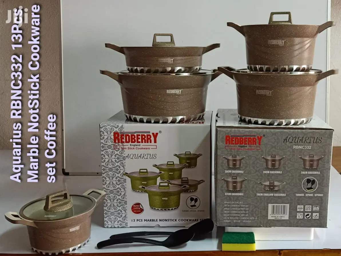 13pcs Aquarius Marble Nonstick Cookware Set