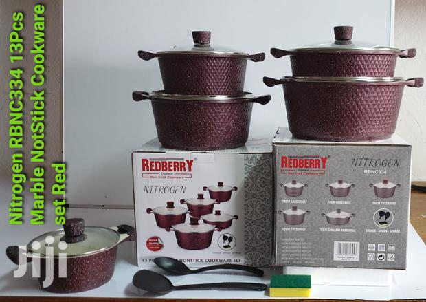 13pcs Nitrogen Mable Nonstick Cookware Sets - thumbnail 3