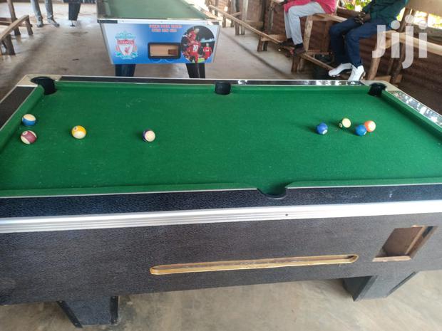Second Hand Marble Pool Table - main view