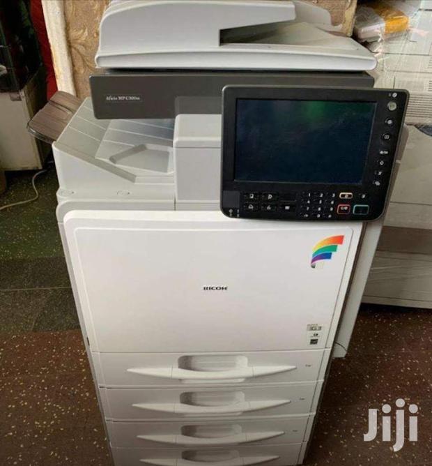 Colored Ricoh Aficio Mp C 300 Photocopier Machine - main view