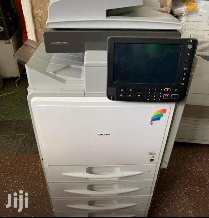 Colored Ricoh Aficio Mp C 300 Photocopier Machine