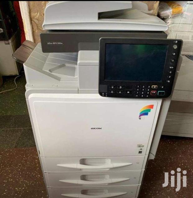 Colored Ricoh Aficio Mp C 300 Photocopier Machine