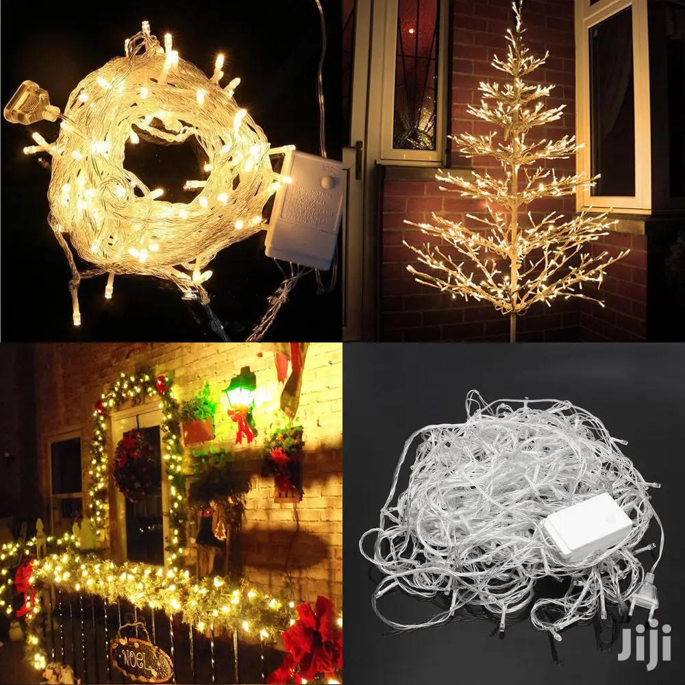 Warm White 10meters 100 Lights Waterproof LED Christmas