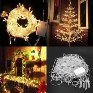 Warm White 10meters 100 Lights Waterproof LED Christmas
