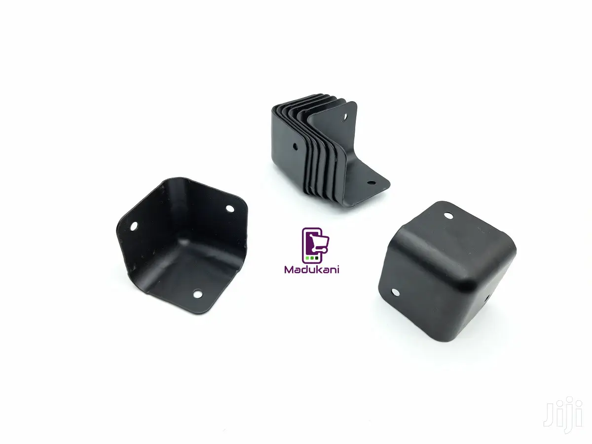8PCS 2-Inch Rounded Metal Speaker Cabinet Corner Protectors