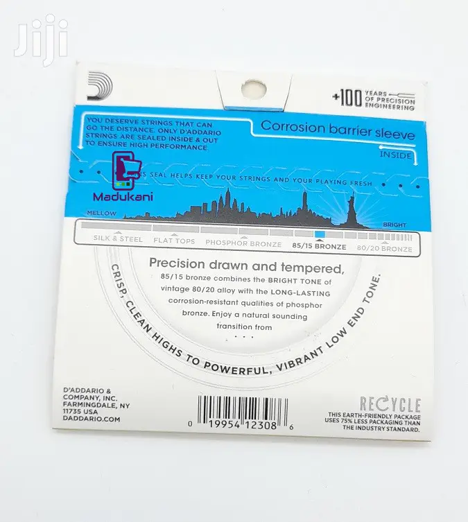 d'Addario EZ910 Light Gauge Acoustic Guitar Strings