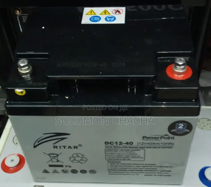 Ritar Free Maintances 12hr/40ah Solar Battery