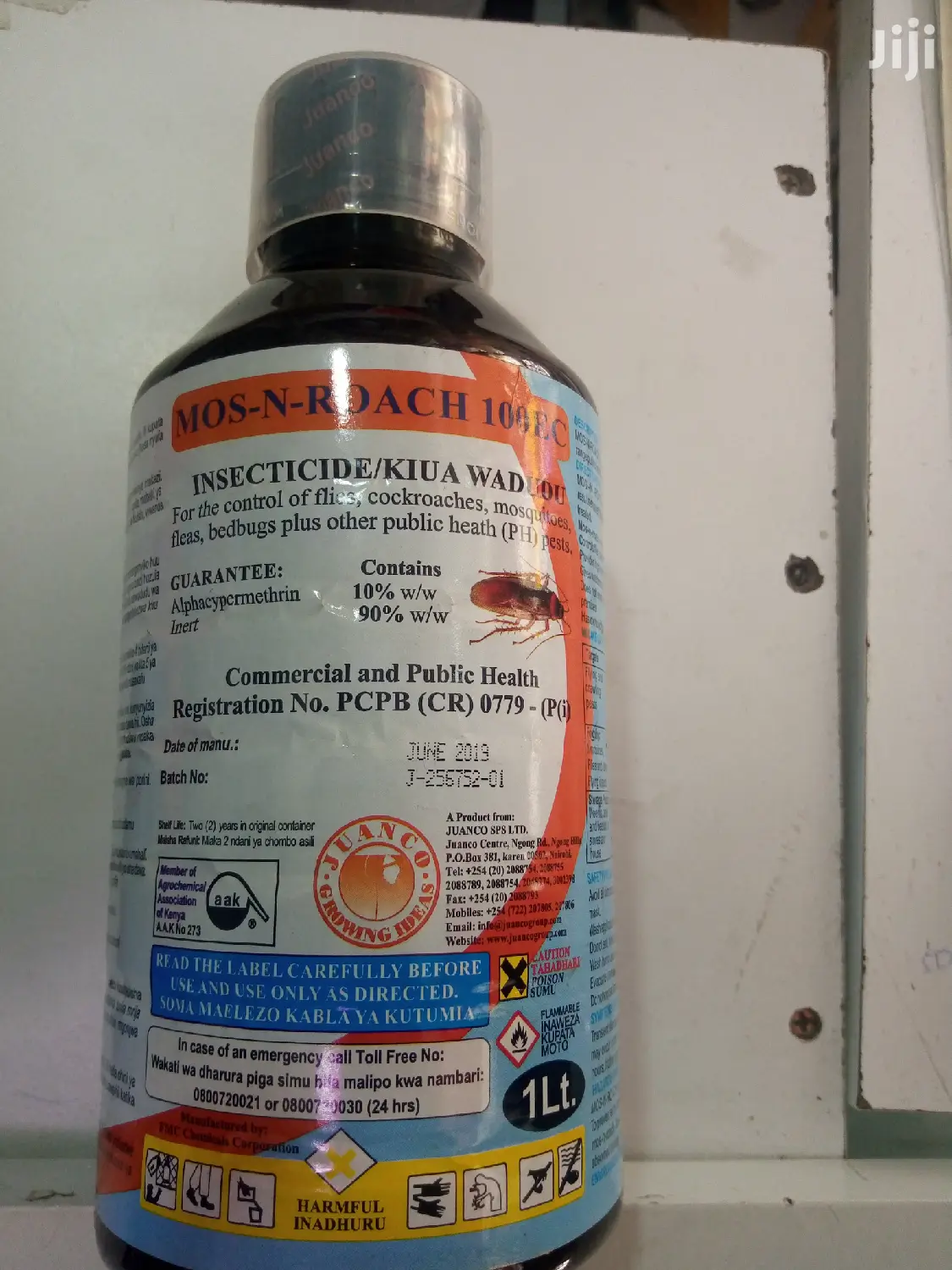Mos-N-Roach Pesticide 100ec 20ml, 100ml and 1 LITRE