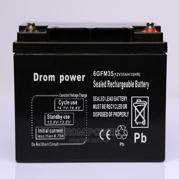 12V 35ah Drom Power Battery-Deep Cycle - thumbnail 2
