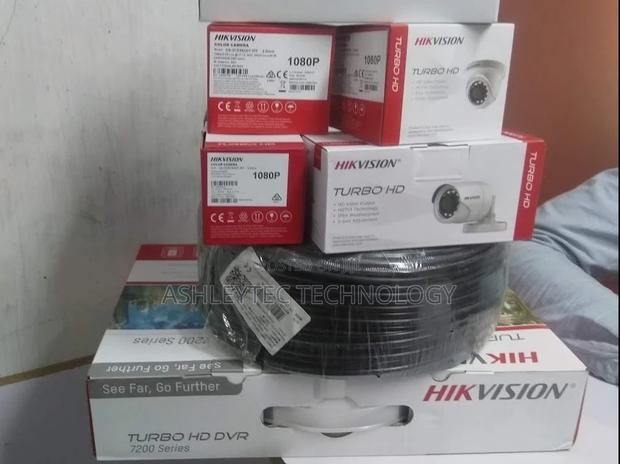 1080p Hikvision 4 CCTV Cameras Full Kit 2MP
