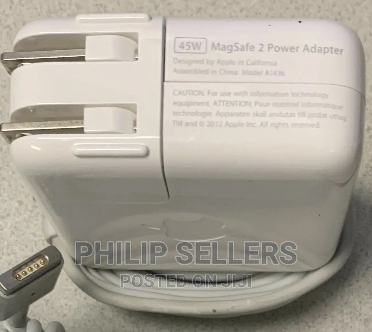 Apple Magsafe 2 45W Power Ac Adapter