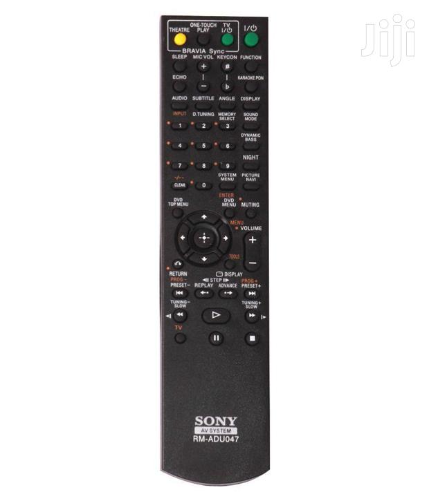Sony Home Theater Remote - Black - main view