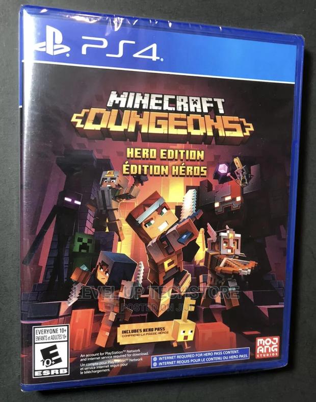 Minecraft Dungeons [ Hero Edition ] (Ps4) Game - New - main view